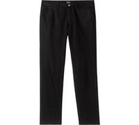 Chinohose OLYMP "ARONA", Herren, Gr. 34, Länge 30, schwarz, Web, Obermaterial: 67% Baumwolle, 24% Lyocell, 7% Polyester, 2% Elasthan, unifarben, slim fit lang, Hosen Chinohose, slim fit (61237822-34)