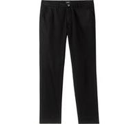 Stoffhose OLYMP "OLYMP Chino, slim fit", Herren, Gr. 36, Länge 30, schwarz, 67% Baumwolle, 24% Tencel, 7% Polyester, 2% Elasthan, Hosen Stoffhose (23954460-36) schwarz