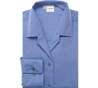 OLYMP Comfort Fit Bluse blau, Einfarbig