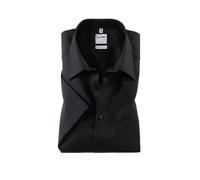 OLYMP - Comfort fit: Kurzarmhemd schwarz - Gr. - 39