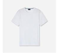 OLYMP Casual Regular Fit T-Shirt Rundhals weiss, Einfarbig