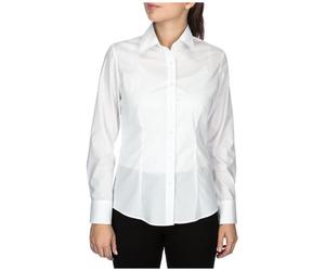 Olymp Damen Bluse Level 5 Arezzo-Kragen 1/1 Arm (Modell 11) 0606-61-00 Gr. 32 weiß