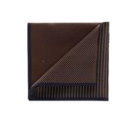 OLYMP Einstecktuch braun, Gemustert