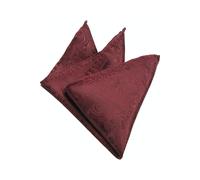 OLYMP Einstecktuch aus reiner Seide Paisleymuster rot