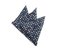 OLYMP Einstecktuch marine, Gepunktet