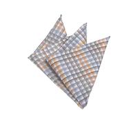 OLYMP Einstecktuch orange, Kariert