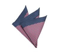 OLYMP Einstecktuch rot, Gemustert