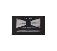 OLYMP Einstecktuch + Schleife Herren blau, One Size