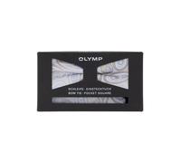 OLYMP Einstecktuch + Schleife Herren blau, One Size