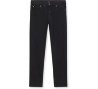 OLYMP Casual Modern Fit Hose schwarz, Einfarbig