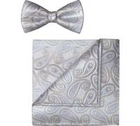 OLYMP Einstecktuch + Schleife Herren blau, One Size