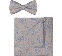 OLYMP Einstecktuch + Schleife Herren blau, One Size