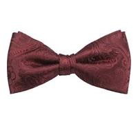 OLYMP Fliege regular aus reiner Seide Paisleymuster rot