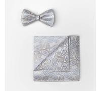 OLYMP Einstecktuch + Schleife Herren blau, One Size