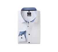 OLYMP Luxor Big & Tall Comfort Fit Hemd weiss, Einfarbig