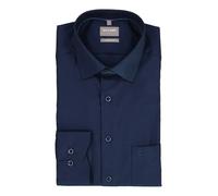 OLYMP Hemd Herren Comfort Fit Langarm Baumwolle blau, 40