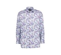 OLYMP Hemd Herren Comfort Fit Langarm Baumwolle blau, 43