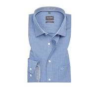 OLYMP Luxor comfort fit Hemd Langarm Karo- Gr. 44, Dunkelblau