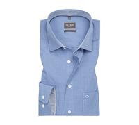 OLYMP Luxor comfort fit Hemd Langarm Karo- Gr. 47, Dunkelblau