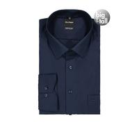 OLYMP Hemd Herren Comfort Fit Langarm blau, 48
