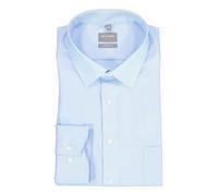 Olymp OLYMP Luxor Comfort fit Hemd Langarm mit New Kent Popeline h... 48 blau
