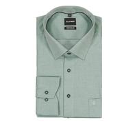 OLYMP Hemd Herren Comfort Fit Langarm Baumwolle grün, 50