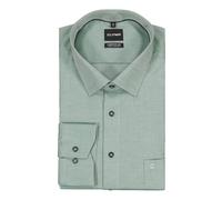 OLYMP Hemd Herren Comfort Fit Langarm Baumwolle grün, 52