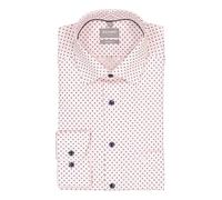 Businesshemd OLYMP "OLYMP Luxor, comfort fit, New Kent", Herren, Gr. 42, Normaler Arm, hellrosé, 100% Baumwolle, Hemden (75276023-42) hellrosé