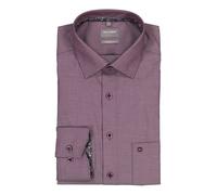 OLYMP Hemd Herren Comfort Fit Langarm Baumwolle rot, 44