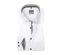 OLYMP Herren Businesshemd Luxor Langarm Einfarbig Comfort Fit New Kent Anthrazit Größe 42