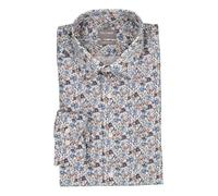 OLYMP Hemd Herren Comfort Fit Langarm Baumwolle weiß, 48