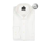 OLYMP Hemd Herren Comfort Fit Langarm Baumwolle weiß, 49