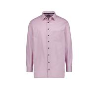 OLYMP Hemd Herren Comfort Fit Langarm Kent-Kragen Baumwolle blau, 45