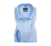 OLYMP Hemd Herren Extra Slim Fit Extra langer Arm Baumwoll-Stretch blau, 38