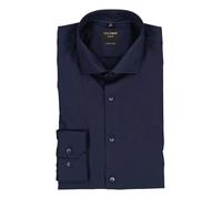 OLYMP No. Six Super Slim Hemd kobalt, Einfarbig