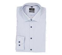 OLYMP Hemd Herren Extra Slim Fit Langarm Baumwoll-Stretch blau, 42