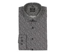 OLYMP Hemd Herren Extra Slim Fit Langarm Baumwoll-Stretch schwarz, 38