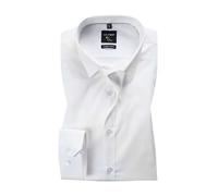 Businesshemd OLYMP "No. Six super slim", Herren, Gr. 42, N-Gr, weiß, Web, Obermaterial: 97% Baumwolle, 3% Elastolefin, Hemden (35637258-42) weiß