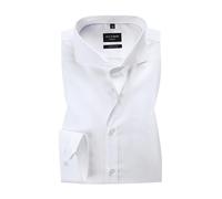 OLYMP Hemd Herren Extra Slim Fit Langarm Baumwoll-Stretch weiß, 46