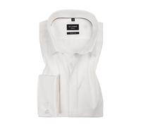 OLYMP Hemd Herren Extra Slim Fit Umschlagmanschetten Baumwoll-Stretch weiß, 44