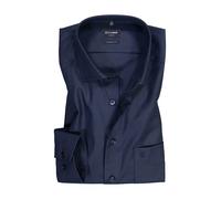 OLYMP Hemd Herren Langarm Baumwolle blau, 40