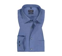 OLYMP Hemd Herren Langarm Baumwolle blau, 41