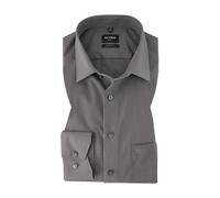 OLYMP Hemd Herren Langarm Baumwolle grau, 44