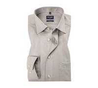 OLYMP Hemd Herren Langarm Baumwolle grau, 46