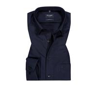 Olymp Modern Fit Hemd Langarm Fil A Fil Nachtblau 0302/64/96, Größe: 47