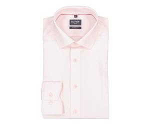 OLYMP Hemd Herren Langarm Baumwolle rosa, 39