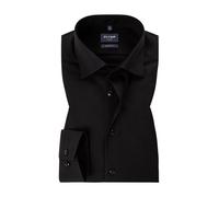 OLYMP Hemd Herren Langarm Baumwolle schwarz, 40