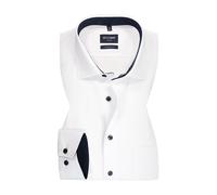 Businesshemd OLYMP "Luxor modern fit", Herren, Gr. 44, N-Gr, weiß, Web, Obermaterial: 100% Baumwolle, Hemden (54077636-44) weiß