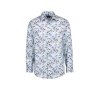 OLYMP Hemd Luxor Modern Fit, bedruckt, blau
