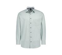 OLYMP Hemd Herren Langarm Kent-Kragen Baumwolle grün, 44